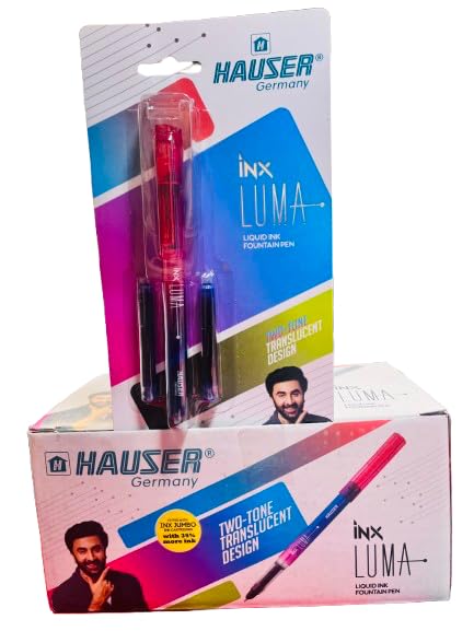 Inx luma Fountain Pen Pack pf 2 | Translucent Design, Ink Pen-image-40