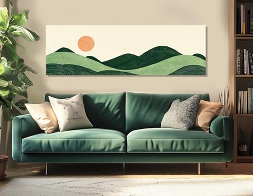 Toile paysage bohème TONGYINLI pour créer une ambiance zen dans votre chambre à coucher