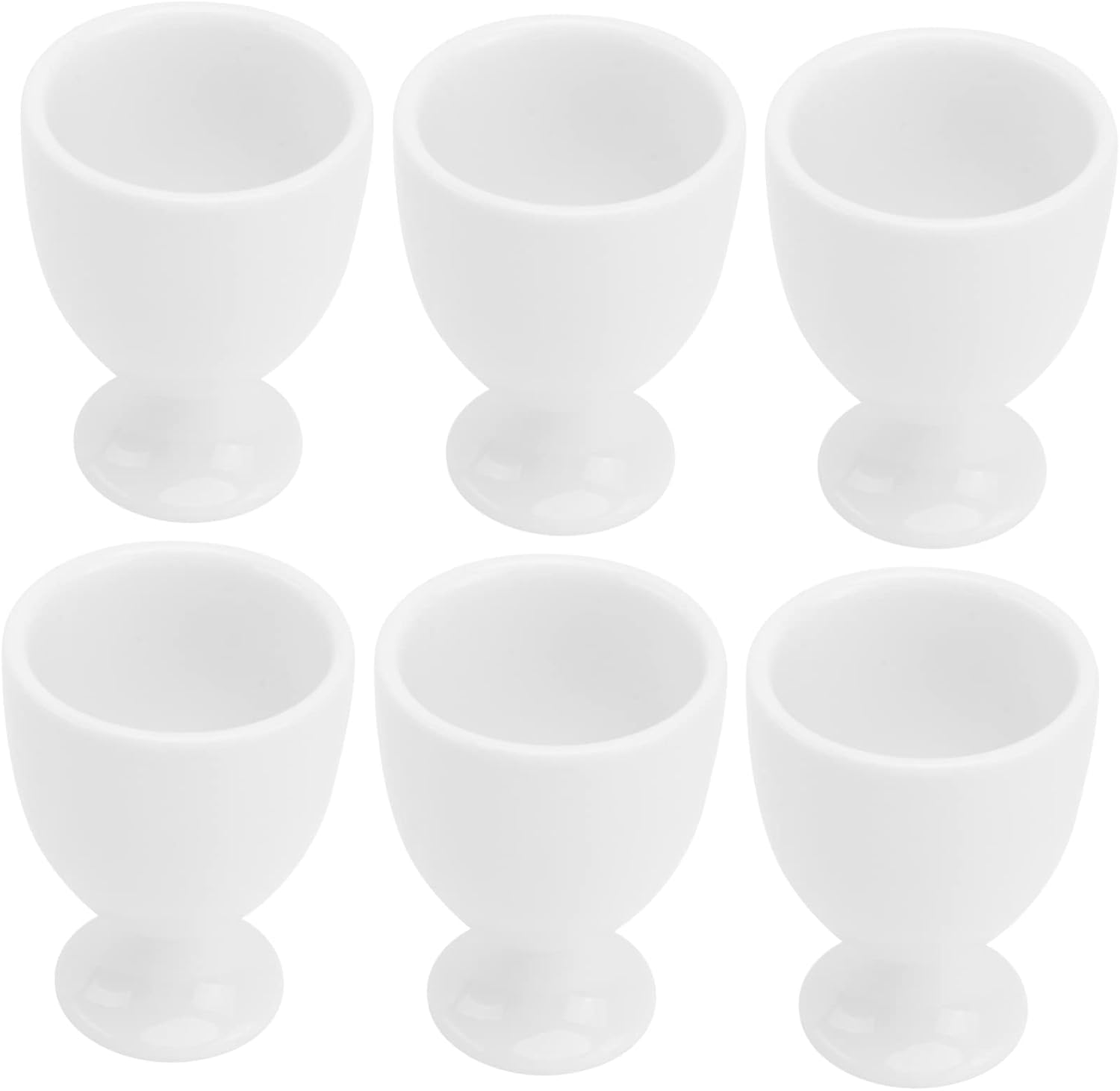 SECFOU 6pcs Ceramics Holders for Breakfast Practical Trays for Daily Use Households and Restaurants
