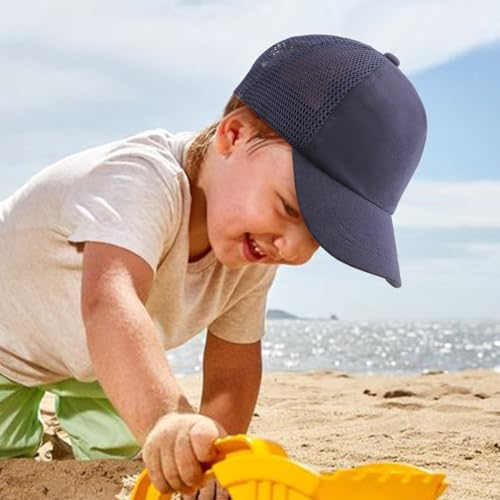 DRESHOW Kleinkind Baseball Mütze Baby Sonnenhut Niedliche einfarbige Mützen Unisex Baby Trucker Hüte Säugling Kleinkind Kind Hüte für Jungen Mädchen
