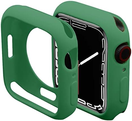 Miimall Etui na telefon komórkowy kompatybilne z Apple Watch Ultra 49 mm, ultracienkie, miękkie etui z TPU, odporne na wstrząsy, ochronne etui ochronne do iWatch Ultra 49 mm, czerwone
