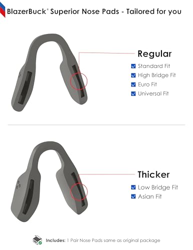 Image of BLAZERBUCK Replacement Nose Piece Nose Pads for Oakley Activate OX8173 Eyeglasses