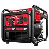 Powersmart 4500W Open Frame Inverter Generator, Portable Gas Powered Generator with CO Alert, RV & Parallel Ready, Low Oil Protection, Eco Mode, 223cc Engine for Home Backup,Camping & Emergency Use