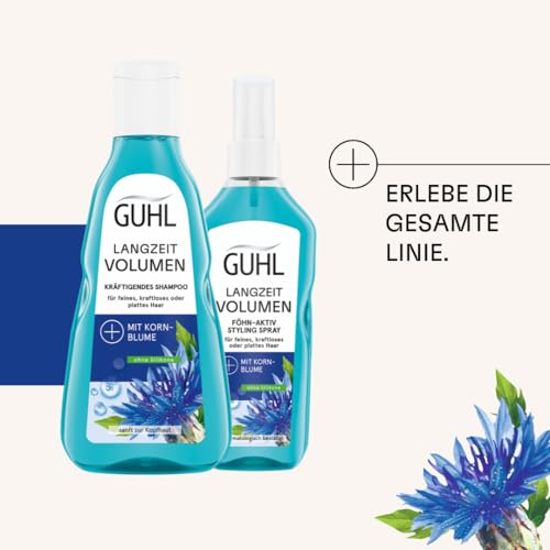 Guhl Föhn-Aktiv Styling Spray - Inhalt: 150 Ml - Aus Der Langzeit Volumen Serie - Haartyp: Fein, Kraftlos Oder Platt - Dermatologisch Bestätigt