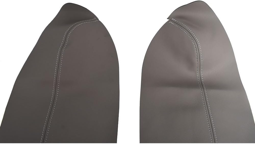 For Honda CR-V 2007-2012 Set of 2 Gray Leather Front Door Panels Armrest Cover OEM Equivalent Replacement