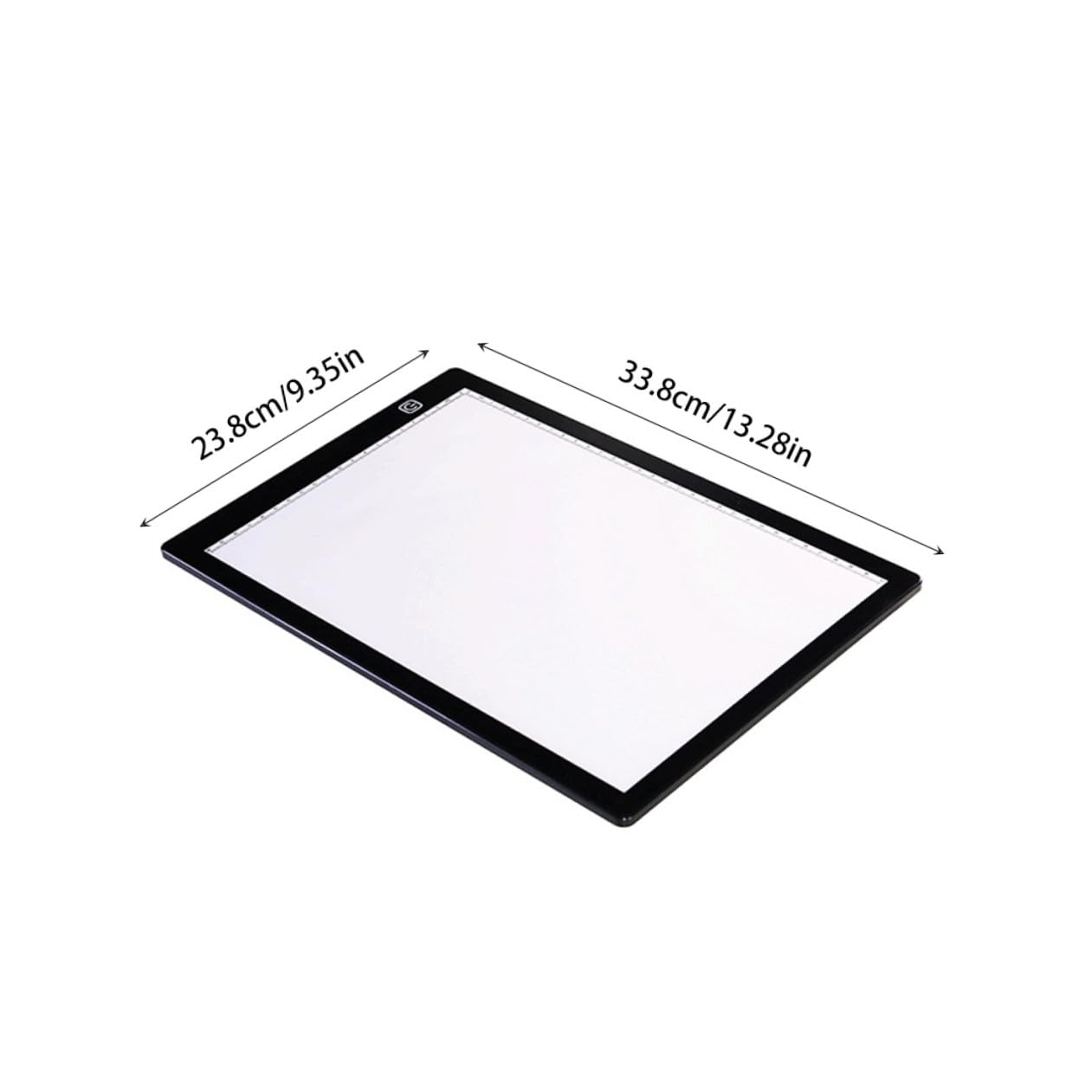 STOBAZA Table Lumineuse A4 à LED pour Dessin avec Surface Acrylique Mate, Positionnement Précis, Câble USB et 2 Aimants, pour Calligraphie et Traçage Artistique