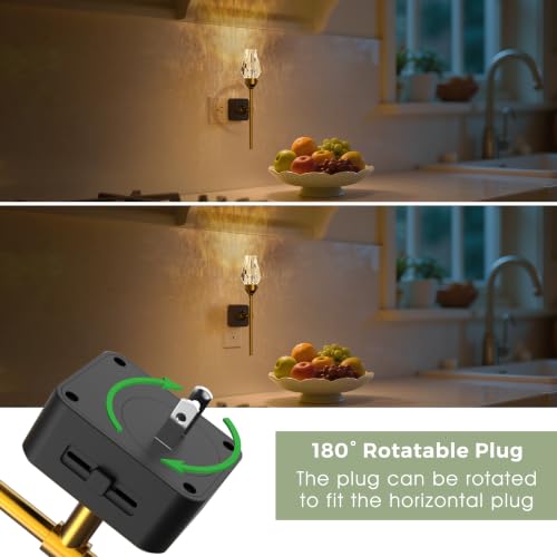 Image of L LOHAS LED Night Light, 2 Pack Night Lights Plug into Wall