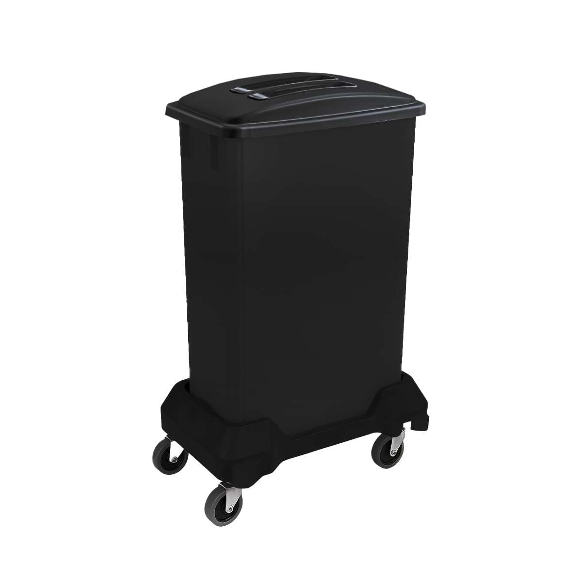 23 Gallon Slim Rectangular Garbage Can - Gray
