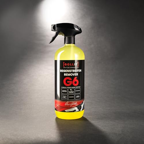 GOLLIT El limpiador de tiras de lluvia es un concentrado eficaz para todas las superficies de plástico (por ejemplo, fibra de vidrio, poliéster y gelcoat) y Hammercoat. Fabricado en Alemania