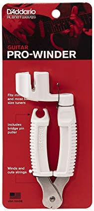 D'Addario Accessories Pro-Winder String Winder and Cutter, White, DP0002W