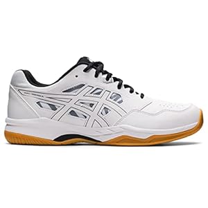 Asics Men’s Gel-RENMA Pickleball Shoes, 10.5, White/Black