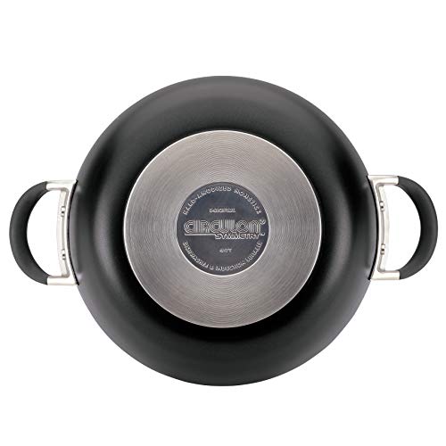 Circulon Symmetry Hard-Anodized Nonstick Induction Casserole Pan with Lid, 5.5-Quart, Black by Circulon - Image 4