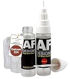 orange 224 bike Ambos lápices de pintura contienen tanto un pincel como una punta de metal para detalles más precisos