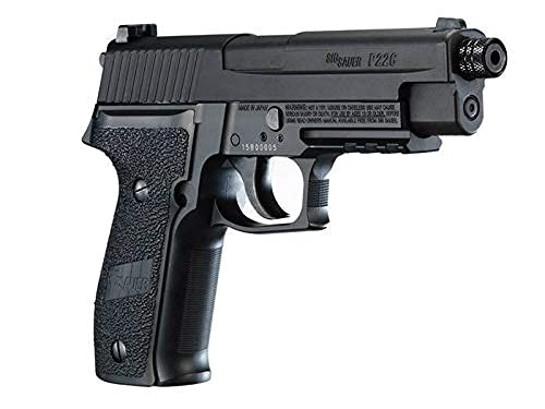Sig Sauer P226 Air Pistol With Co2 12 Gram (15 Pack) And 500 Lead Pellets Bundle (Black) #TOP20