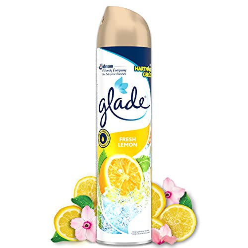 Glade (Brise) Duftspray für langanhaltende Frische in allen Räumen, Lufterfrischer Spray, Fresh Lemon (Limone), 1er Pack (1 x 300 ml) Cover