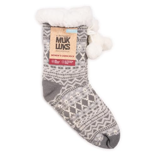 Image of MUK LUKS Women's Tall Cabin Sox (1 Pair Pack)