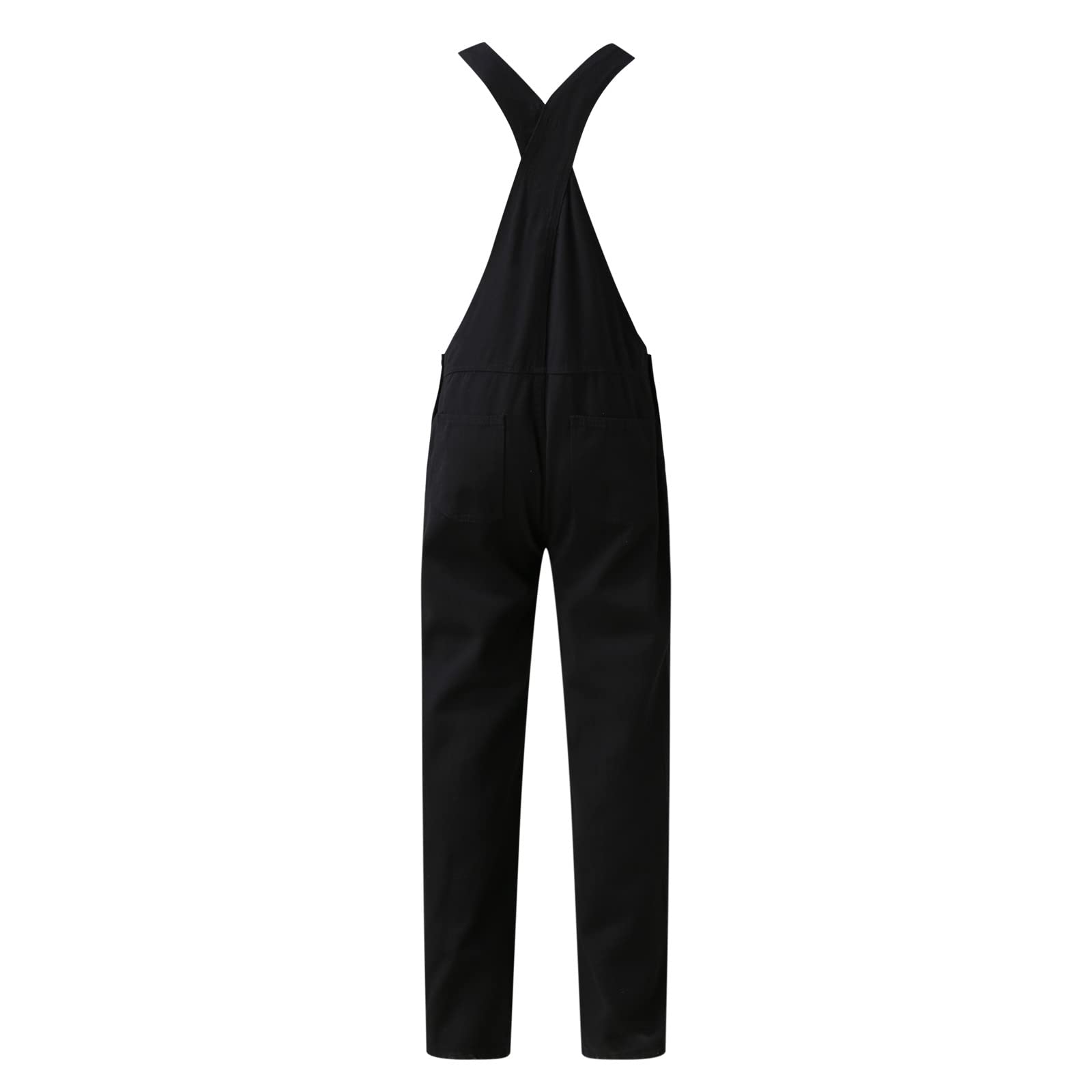Bib Pants Hombre Denim Rasgado: Pantalones de Trabajo Resistente al Desgaste Mono Lavado Tirantes Ajustables, Pantalones de Jardín Agradables Con Bolsillos Prácticos Peto Para Trabajo Verano