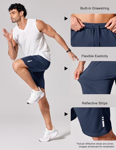 Short de course anti-irritation à séchage rapide pour homme
