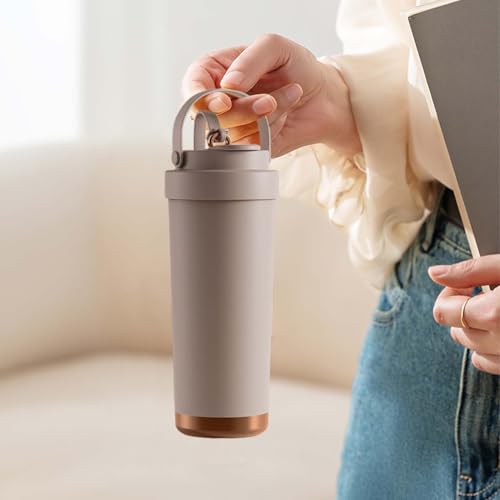 Gobelet à eau avec paille durable avec revêtement en céramique - 5