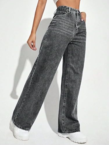 Image of KOTTY Women's Straight Fit High-Rise Stretchable Jeans