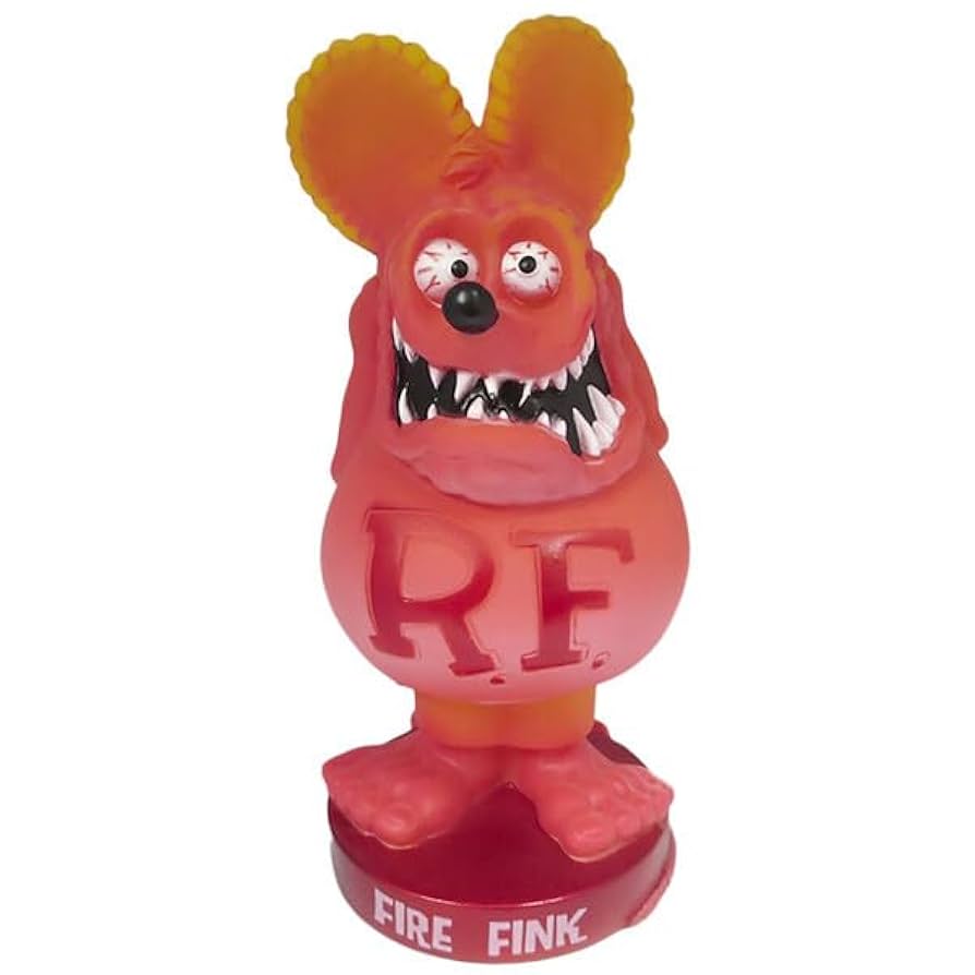 Amazon.co.jp: ラットフィンク ボビングヘッド FIRE FINK アイス