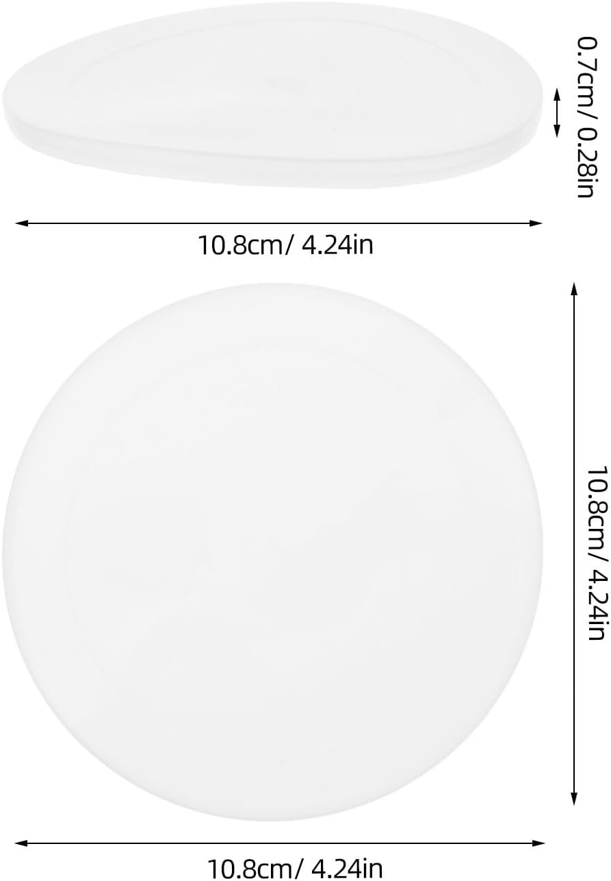 10 PCS Round Seal Replacement Lid Caps for Food Storage Plastic Cans Kitchen Utensils