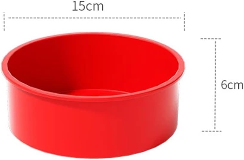 Cake Pan 4pcs Round Cake Pan Silicone Cake Mold for Baking, Non-stick Baking Pan for Layer Cake, Cheesecake and Chocolate Cake for baking