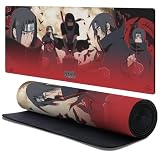 Head Case Designs Officially Licensed Naruto Shippuden Itachi Graphic Art 37.4 x 15.75 x 0.16 inches (900 x 400 mm) - XL Gaming Office Desk PC Keyboard Mouse Mat Pad