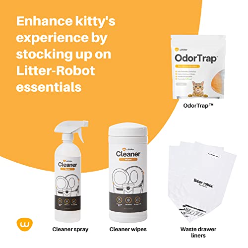 Whisker Litter-Robot 4 Carbon Filters, 6 Pack, Custom Fit Carbon Filter For Litter-Robot 4, Absorbs Odors & Controls Moisture #TOP4