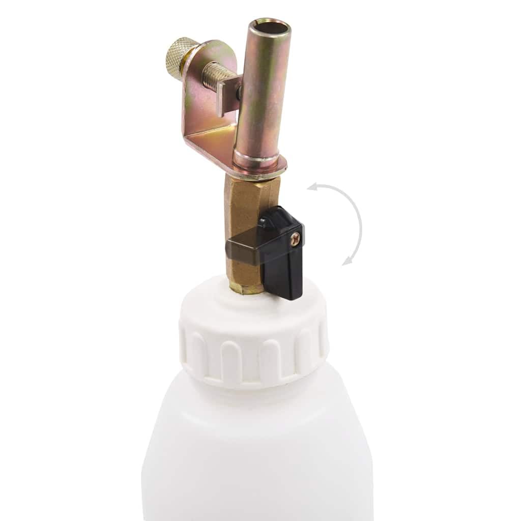 Botella de recarga de líquido de frenos, 1 litro, plástico, universal, para coche, motocicleta, cilindro maestro de freno de coche, mantenimiento de seguridad, accesorios de reparación