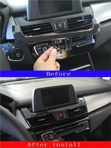 Moldura para consola central inferior de pantalla para BMW Serie 2 2015-2019 3