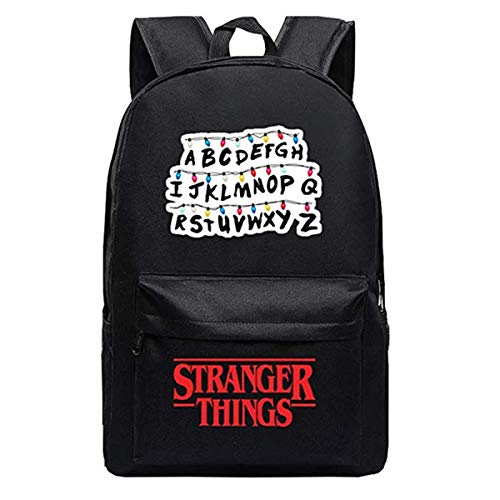 Faith Wings Stranger Things Mochila para niños Escolar para Primaria Patrón de Dibujos
