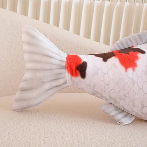 Oreiller peluche Koi 75 cm doudou canapé lit décoration - 7