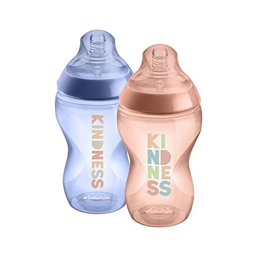 Tommee Tippee Biberones Closer to Nature, 340 ml, 2 Unidades, Rosa
