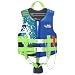 HeySplash Life Jacket for Kids, Child Size Watersports Swim Vest Flotation Device Trainer Vest with Survival Whistle, Easy on and Off, Indigo, Medium Size (Suitable for 37-55 lb)