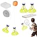 Generic Portable Badminton Trainer Rebound System, Adjustable Badminton Solo Trainer Set, Remote Control Portable Trainer Aid Badminton Set for Backyard Single Training Tool, JH2WPLP2353P1V16PB8