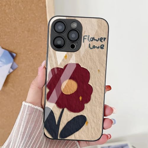RNOZX For iPhone 16 Pro Max�p�����K���X���X�}�z�P�[�X ���C�����[�t�t�����[�J�o�[�iFor iPhone 16 Pro Max/�u���b�N PI39�j