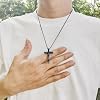 Cross Breathing Necklace, Silent Meditation Anxiety Necklaces for Women and Men, Anxiety Relief Items
