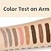 ONarisae Matte Eyeshadow liquid Long Lasting High-pigmented Eye shadow Gel Eye Makeup (Matte Brown)