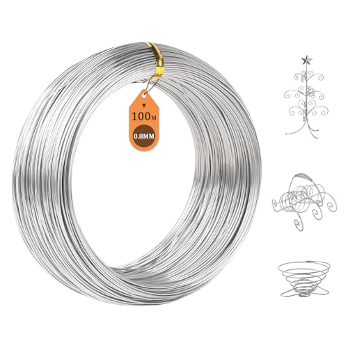 304 Edelstahldraht 0,5mm - 100m Rolle Basteldraht Für Schmuck & Heimwerken | Rostfrei & Biegsam