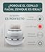 Imagen de ZENIQUE Cepillo facial eléctrico 3 niveles de intensidad 3 cabezales intercambiables Carga inalámbrica rápida Vibración de alta frecuencia IPX6 Limpia poros Puntos negros Masaje relajante Piel