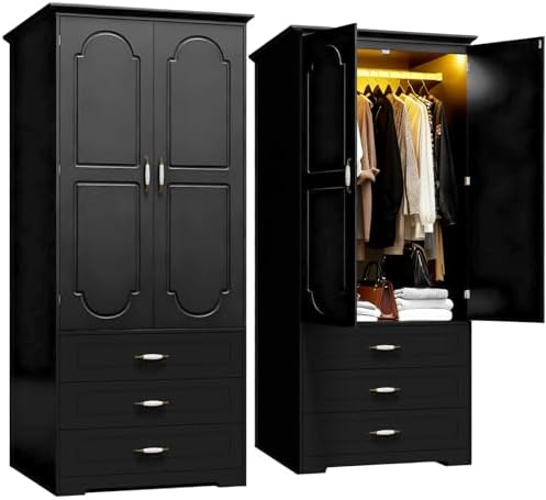 FJTJBSI Armoire Wardrobe Close...