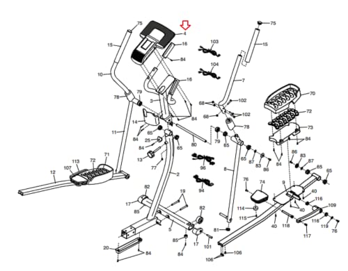 Display Console Assembly 392044 Works W Health Rider Hybrid Trainer Elliptical