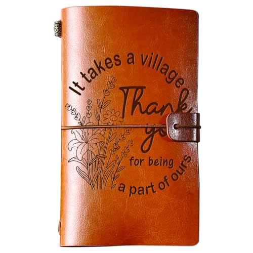 PRSTENLY Thank You Gifts for Women Men Leather Journal, 140