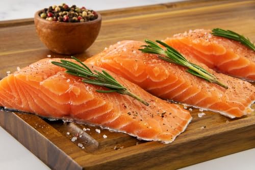 Fresh 169251 Amazon Fresh Brand, Atlantic Salmon Skin On Fillet Portions thumb #2