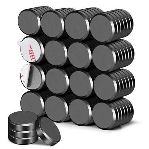 DIYMAG Strong Magnets with Adhesive Backing 100Pcs...