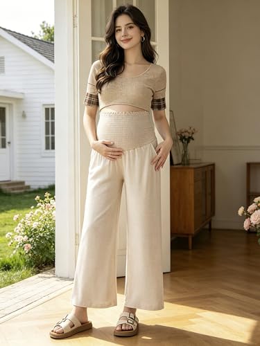 Maternité taille haute avec ce pantalon de grossesse confortable - 5