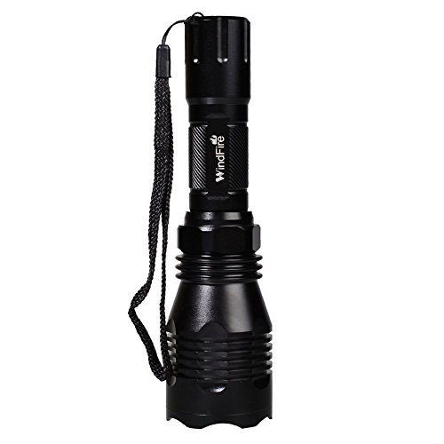Windfire Wf802 350 Lumens Green Light Hunting Kit Waterproof 250 Yard Led Coyote Hog Fox Predator Varmint Flashlight With Remote Pressure Switch & 1" Scope Mount #TOP2