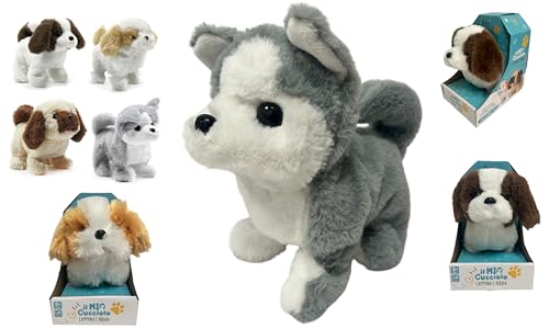 Chien qui aboie et marche en peluche compagnon de jeu pour le salon
