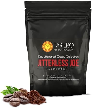 Tariero Lo-Caffeine JITTERLESS JOE Coffee | 65% DECAFFEINATED | Medium Roast | Whole Bean Coffee (100 Gram)